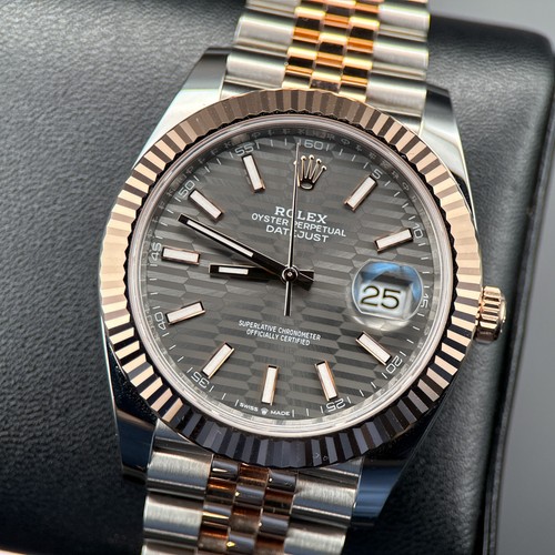 Rolex Datejust 126331 Grey Motif Dial Two-Tone Automatic 41mm Watch - 2023