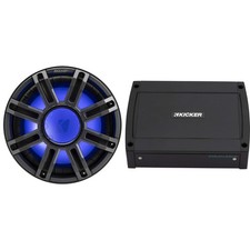 Kicker 51MWE124 - MWE 12-Inch Premium Marine Subwoofer Enclosure 4-ohm  48...