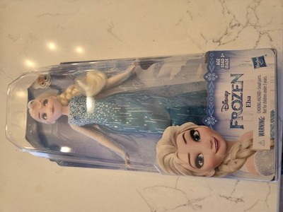 ELSA Doll  New In Box Frozen Classic Blue Dress Figure Hasbro Disney