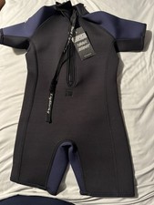 Dark Lightning Wetsuits Short Sleeve childrens Wet Suit -Small
