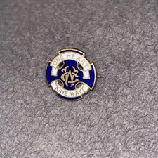 Wesley Guild Christian Society One Heart One Way Enamel Lapel Badge