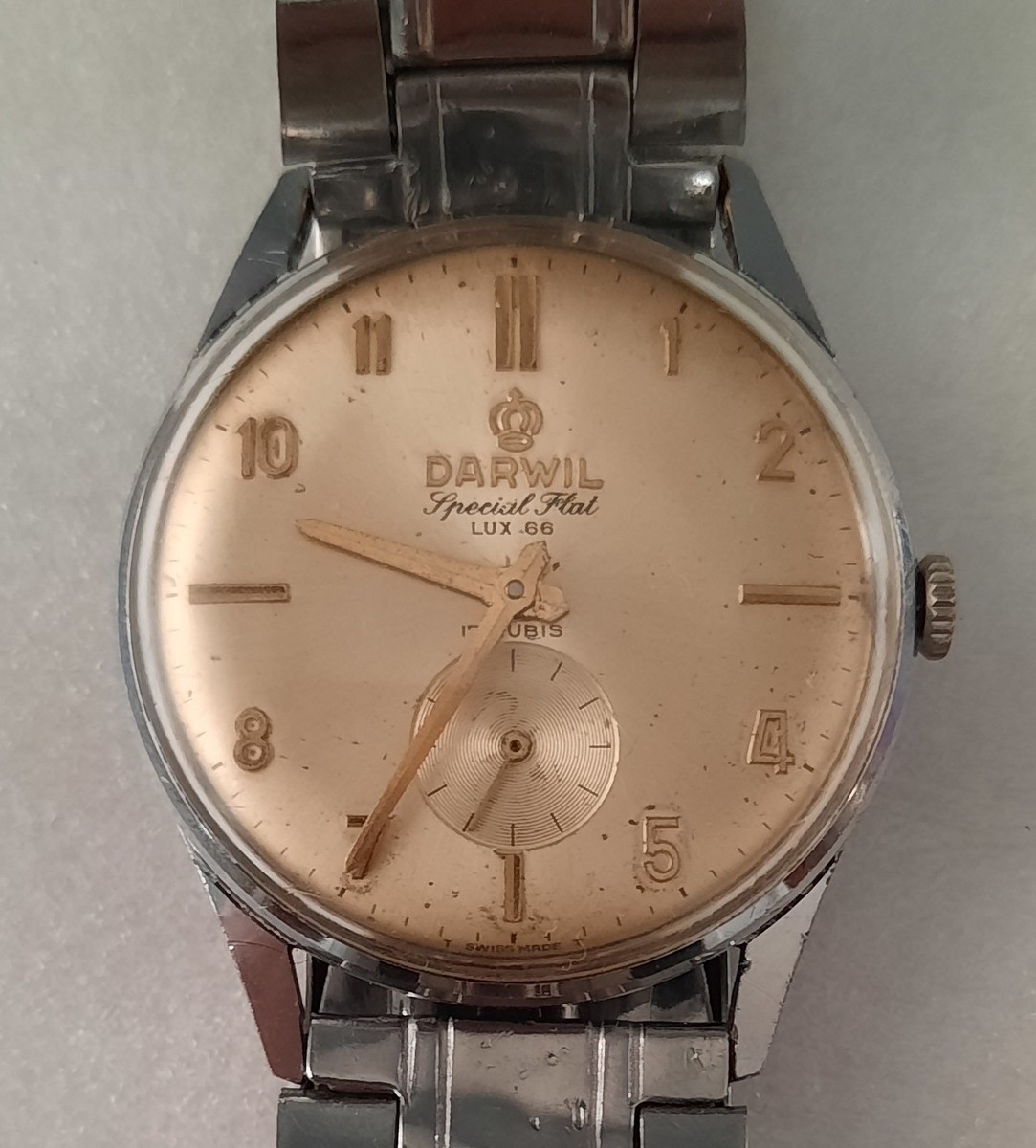 DARWIL SPECIAL FLAT LUXE 66 VINTAGE-SWISS MADE | eBay