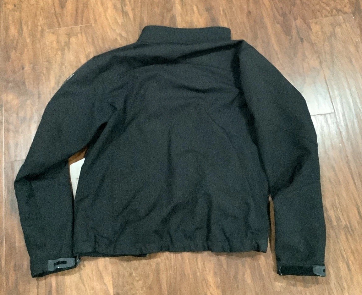 Helly Hansen Jacket Soft Shell Black Zip Women Si… - image 6