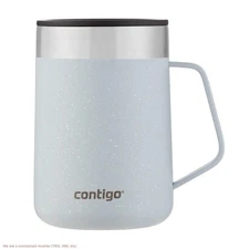 Contigo 14oz Streeterville Stainless Steel Desk Mug - Icicle Speckled
