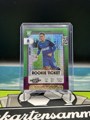 2022 PANINI Chronicles Optic Serie A Rookie Ticket Purple Mojo Raspadori RC