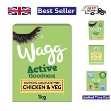 Active Goodness Complete Dog Food - 5x1kg Chicken & Veg Formula for Healthy Dogs 2.00 per kilo