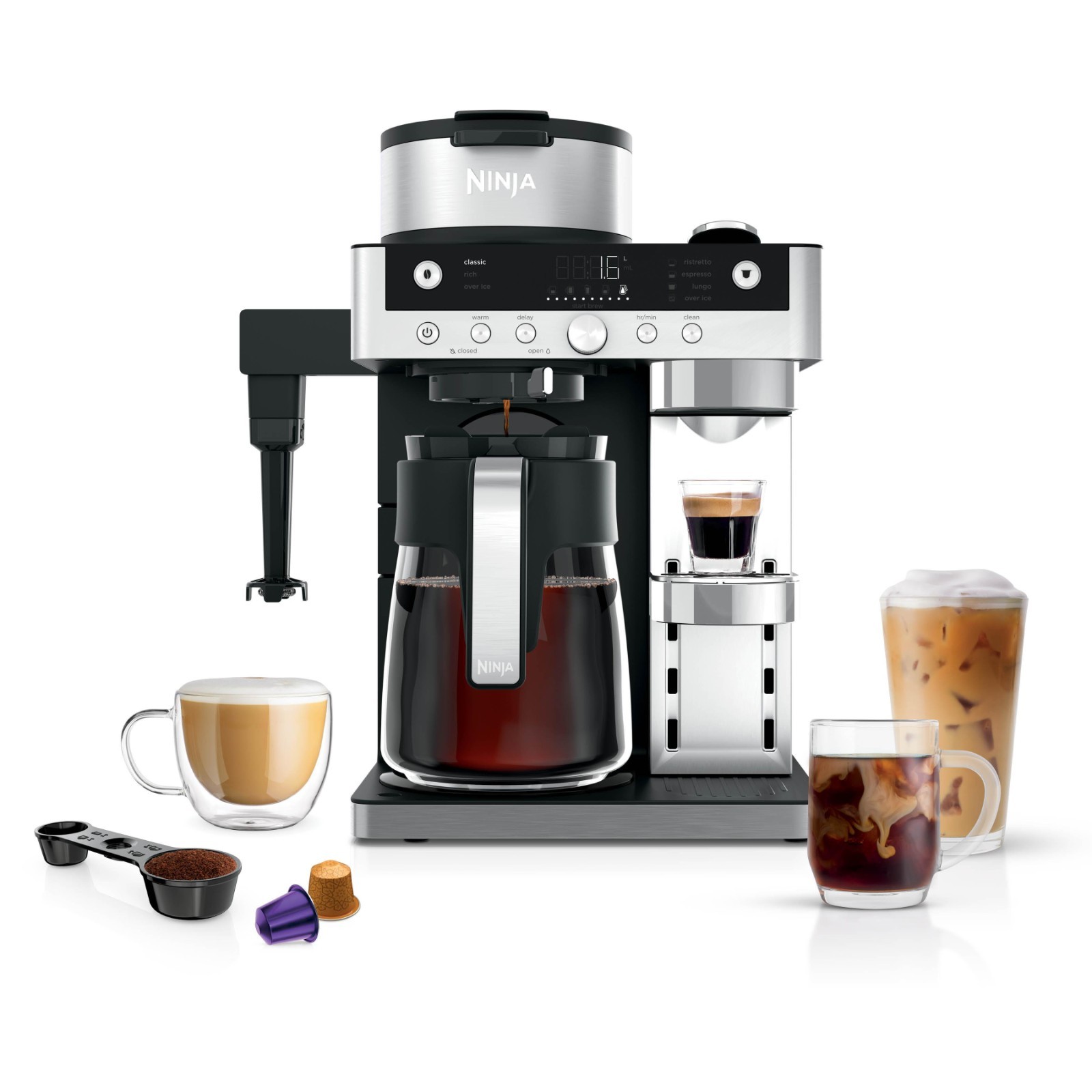 Ninja Filterkaffeemaschine Cfn802eu 1,8L 19 Bar Mit Milchaufschäumer - Bild 2