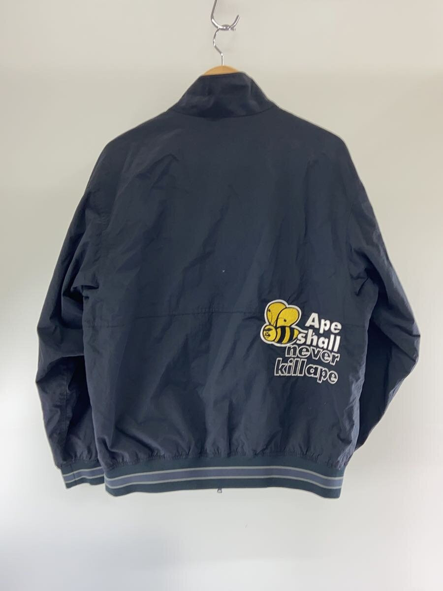 A BATHING APE Patchwork Loose Fit Light Jacket bl… - image 2