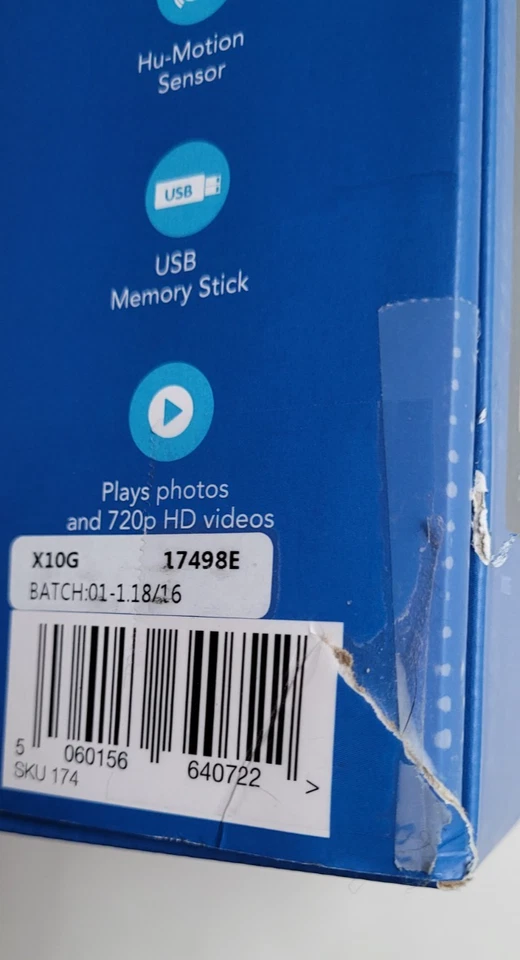 Pre-owned nix 10 Inch Digital Frame - X10G with Hu-Motion Sensor - Tested - Image 4 of 4