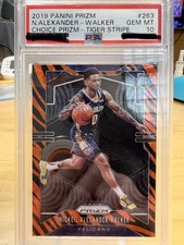 2019 PANINI Basketball PRIZM N.ALEXANDER - WALKER  TIGER STRIPE PRIZM PSA 10