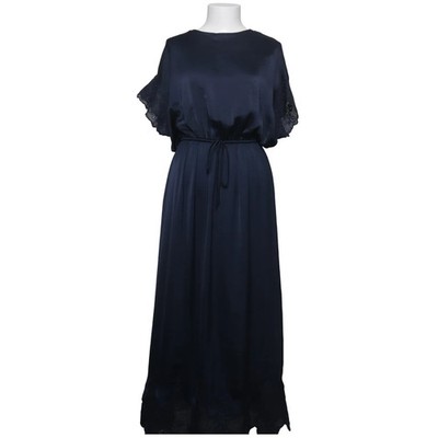 Dreimaster, Maxikleid, Größe: S, Blau, Elasthan/Polyester, Einfarbig, Damen #RJs