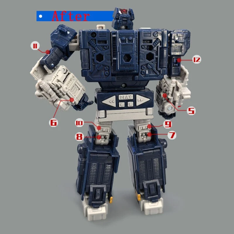 New Filling Parts Filler Upgrade Kit For Legacy United G1 Universe Soundwave - Image 3 of 4
