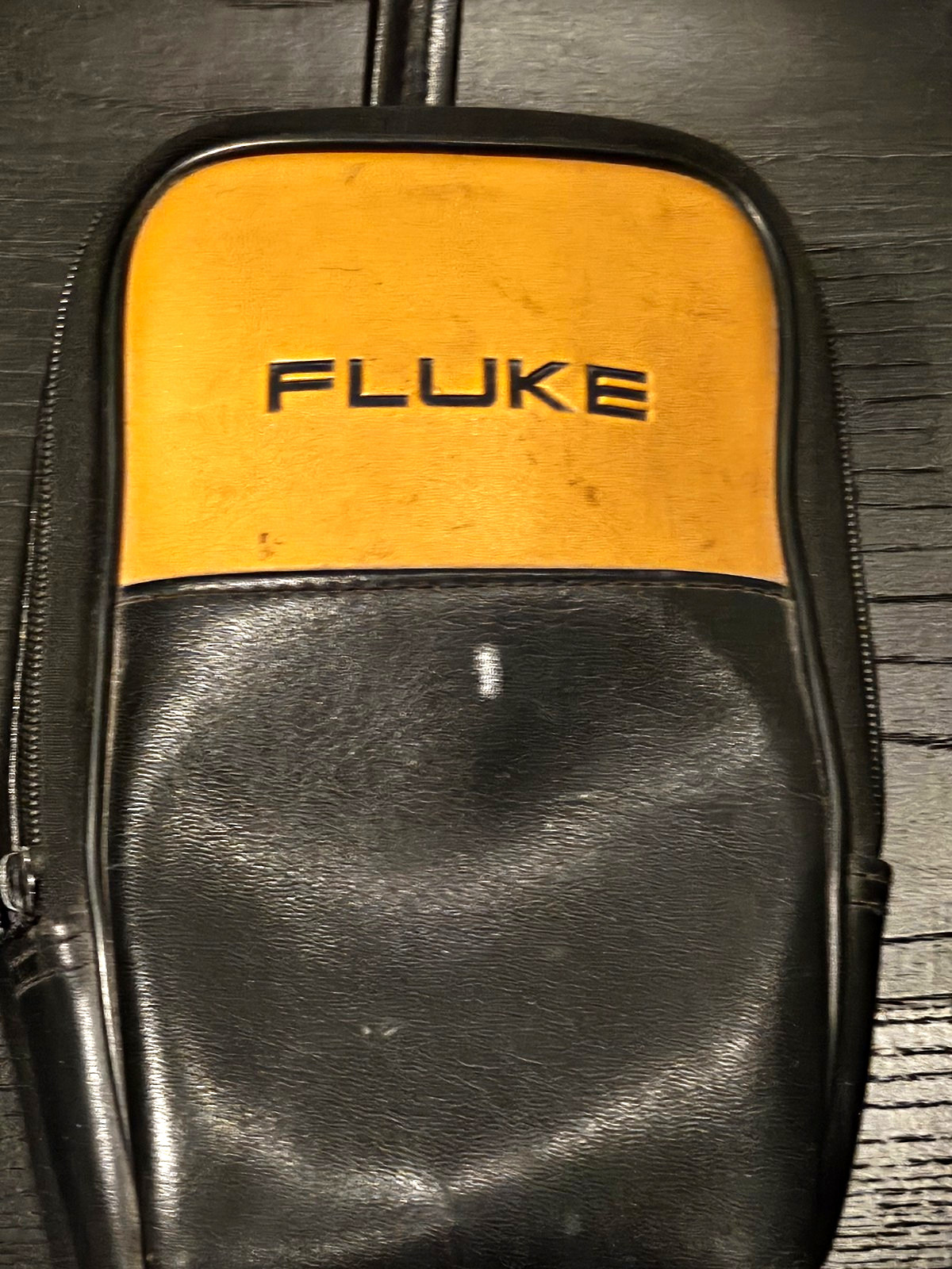 Fluke Zippered Case Test Equipment Soft Carrying Case/Pouch Black Yellow