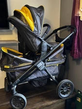 Evenflo Pivot Xplore All-Terrain Double Stroller Wagon - Adventurer Gray 