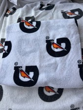 Gatorade White Sideline Towel All Over Logo Wincraft Tag 21 X 40  