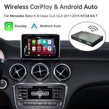 Wireless Android Auto CarPlay f&uuml;r Mercedes Benz A-Klasse W176 CLA C117 GLA X156