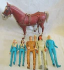 Johnny West Vintage Lot- 5 Plus Action Figures Plus Horse 1960’s Used