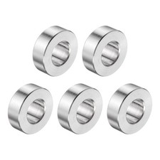 5pcs Stainless Steel Spacer 1/2" Bore x 1" OD x 5/16" Length