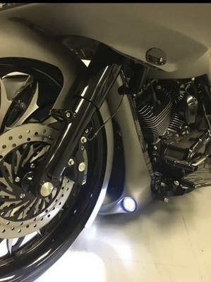 97-13 Chin Spoiler Scoop Fit For Harley Touring Street Road Glide FLHX FLTRX NEW