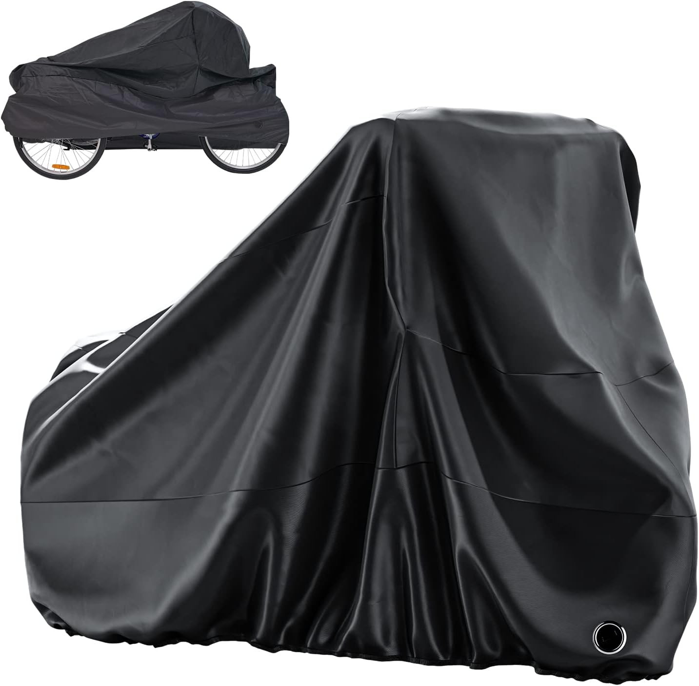Bike Cover Adult Tricycle Cover for Outdoor Bicycle Storage, Heavy Duty Waterpro