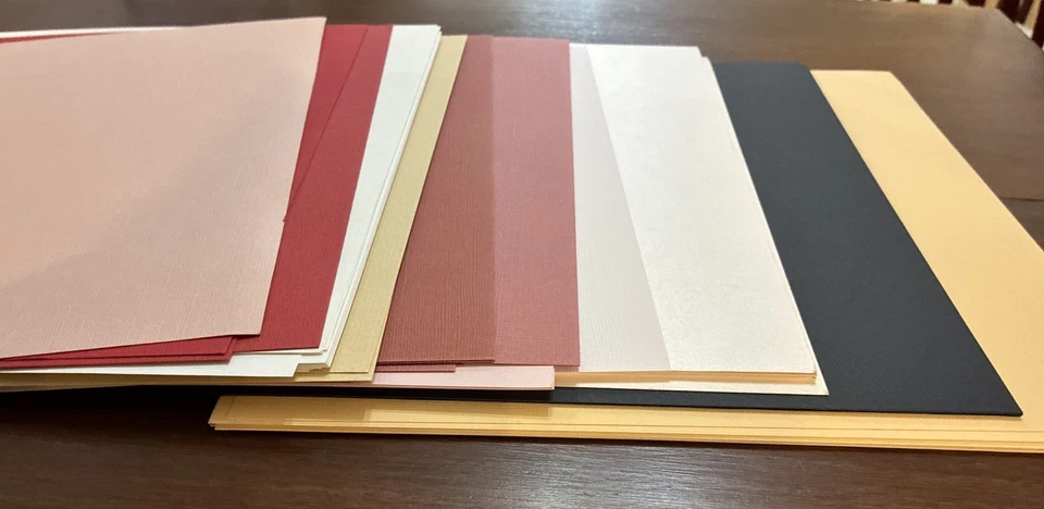 Lot Of 50 12x12 Cardstock Assorted Colors Bazzill American Crafts Others - Image 2 of 3