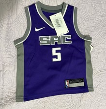 Sacramento Kings De’Aaron Fox Nike NBA Size 3T Toddler Jersey Size Purple New