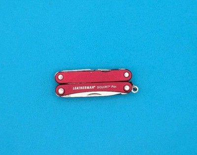 Leatherman SQUIRT PS4 Multi-Tool With Pliers Scissors Knife RED! *PIONEER TECH*