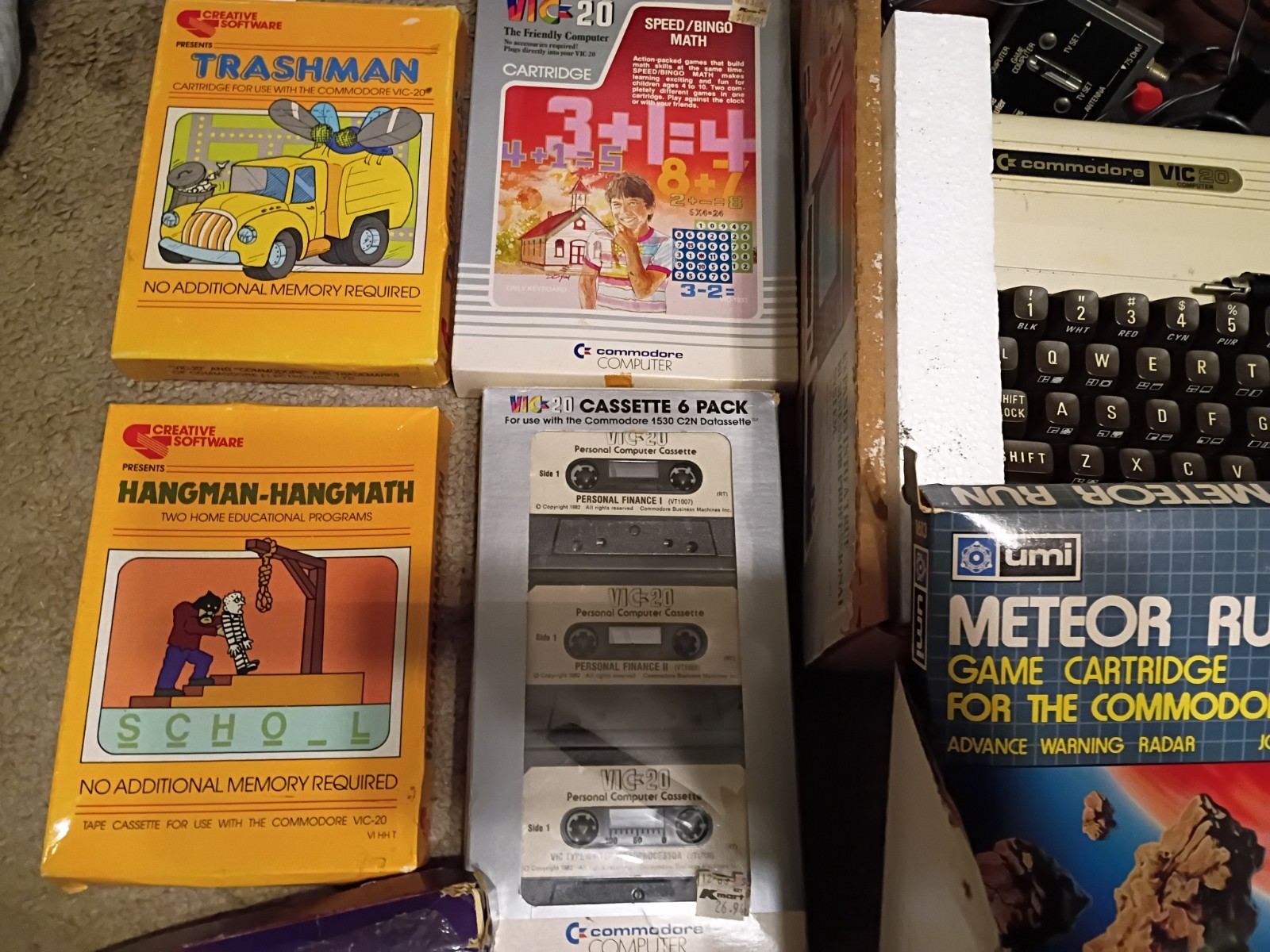 Commodore Vic 20 computer Hardware/Software Large Collection games | eBay