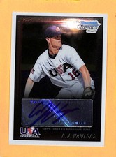 2010 Bowman Chrome 18U USA Baseball Autographs #USA-AV A.J. Vanegas Auto