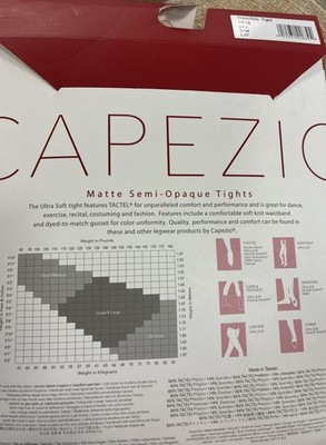 CAPEZIO TRANSITION 1816 ultra soft TIGHTS Ballet Pink -BPK S/M- Brand New