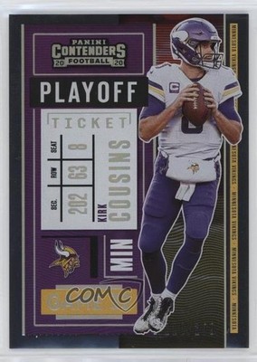 2020 Panini Contenders Playoff Ticket /199 Kirk Cousins #44 0n64