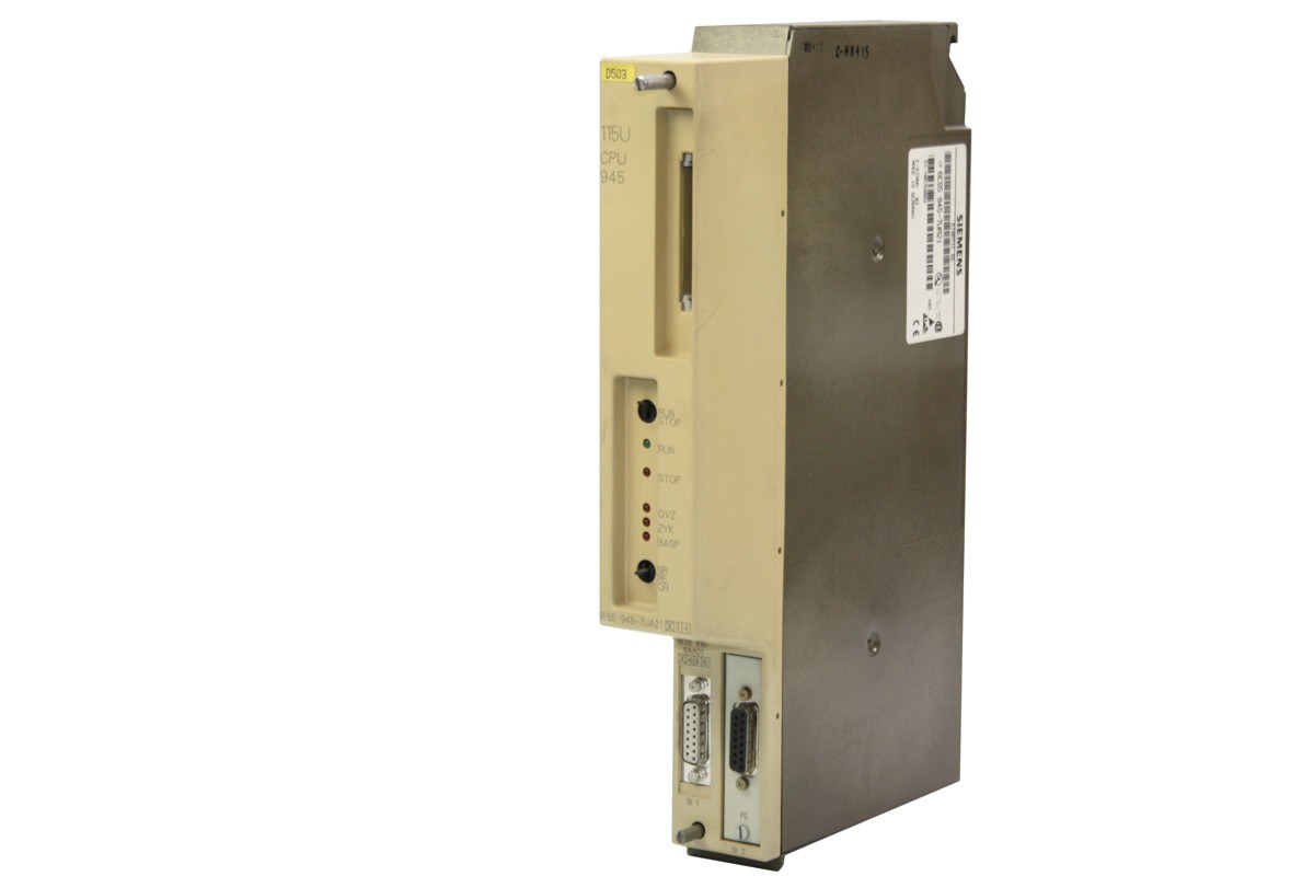 Siemens 6ES5945-7UA21  Refurbished SIMATIC S5 CPU 945 FOR S5-115U, 384 KBYTE
