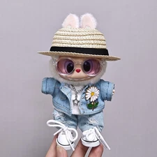 Handmade 7Pcs Clothes Set For The Monster Plush 17cm Doll Outfit (NO DOLL)