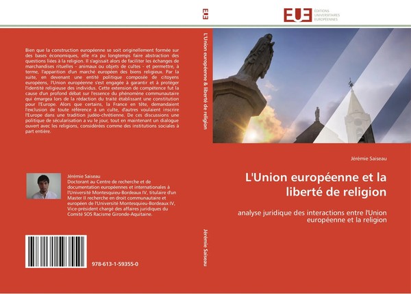 JéRéMie Saiseau | L'union EuropéEnne Et La Liberté De Religion | Taschenbuch-image