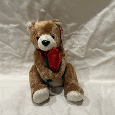 Ty Beanie Baby Always the Bear W/ Red Rose with Mint Tag
