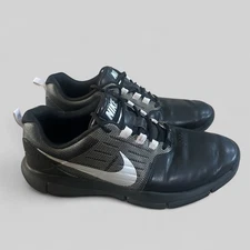 Nike Explorer CTRL Black Leather Golf Shoes Men’s 8