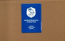 Fixture List - Sheffield Wednesday 2003-05 Season