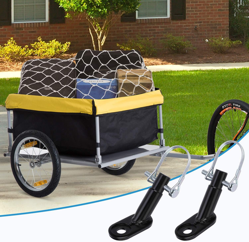 2 Pack Bike Trailer Coupler, Bicycle Trailer Hitch Connector Attachment for C... - Picture 6 of 7