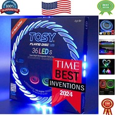 Patented Super Bright Flying Disc with Smart Modes - Perfect for Camping Play