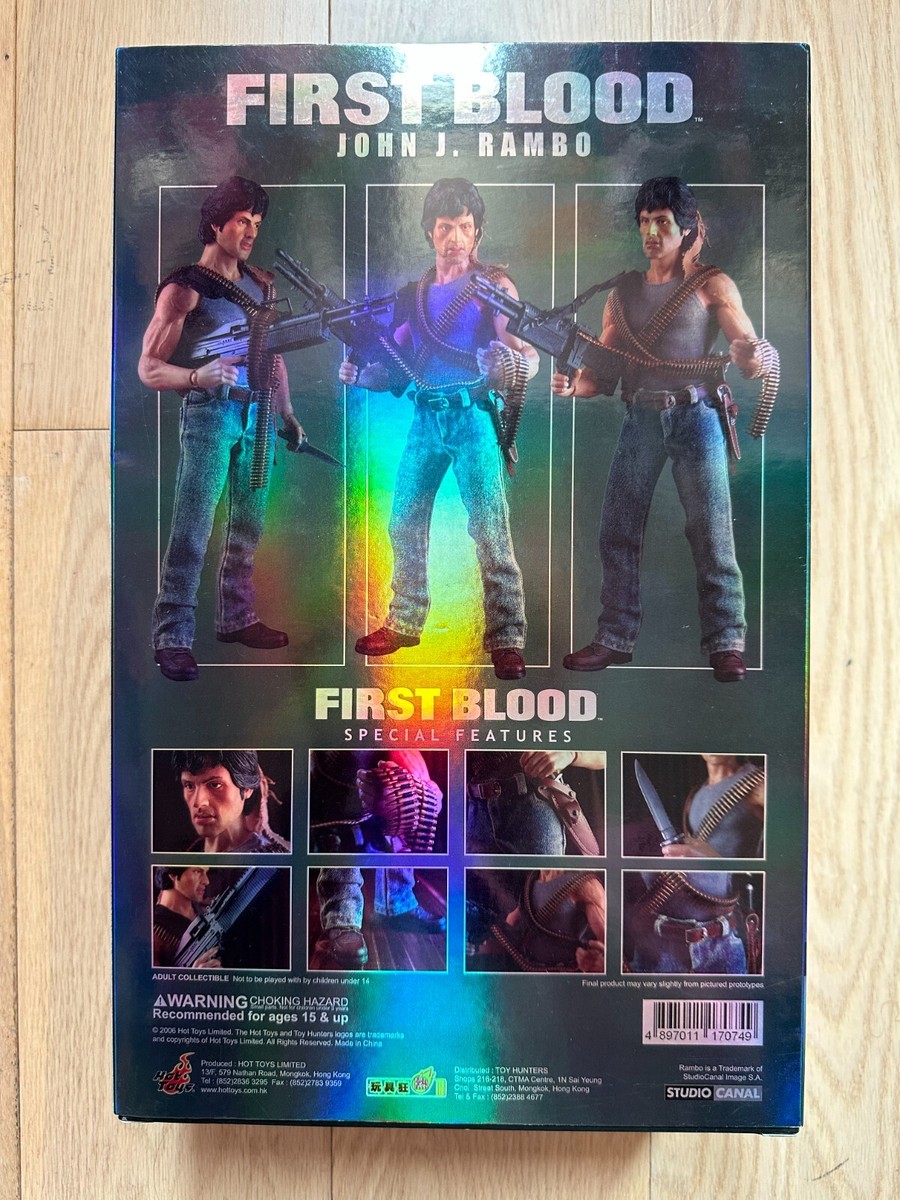 🔥 Hot Toys MMS21 First Blood - John J. Rambo Action Figure NEW | eBay