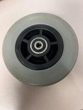 Used Pride Jazzy/Quantum 5"x1.75" Flat-Free Front Caster Wheel Assembly