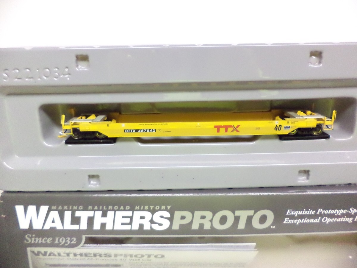 Walthers Ho 920-109105, 40' Well Car, DTTX 457942 | eBay