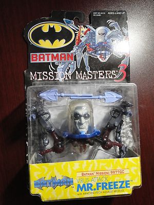 New In Box Batman Mission Masters 3 Virus Attack Mr. Freeze MOC