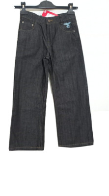 CAMPS UNITED PANTALON EN TOILE DE JEAN POUR GARCON TAILLE 8 ANS NOIR