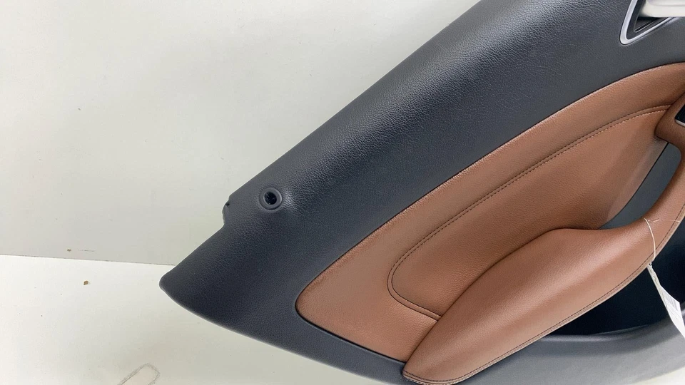 ⭕ 2014-2015 Mercedes-Benz B Electric Drive Rear Left Door Panel Trim Cover Brown - Imagem 3 de 4