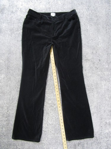 Chico's Pants Womens 2 Chino Reg Black Trouser Bottoms Slacks Formal Business - Picture 7 of 12
