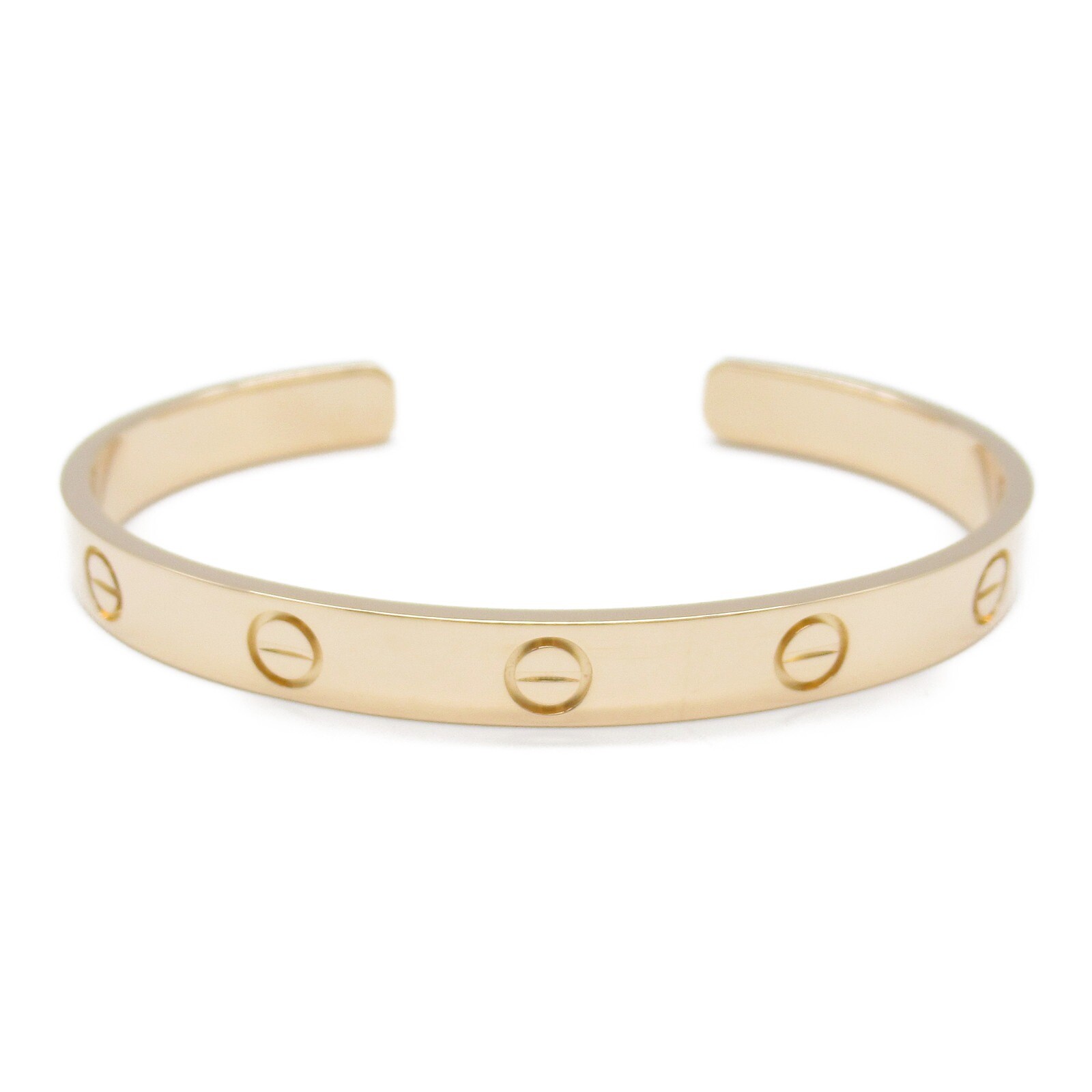 Cartier Love Open Bracelet 18K Rose Gold Unisex Size 17 Pre-Owned-image