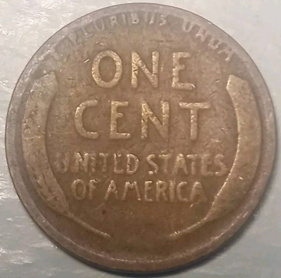 1918 P Lamination Peel Obv.,Lincoln Wheat Cent Penny Coin,Free Shipping!!! - Image 3 of 3