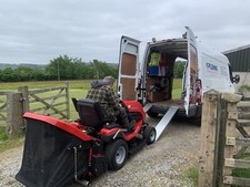 Ride on Garden Mower nationwide transport service