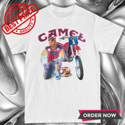 Joe Camel Racing Bike Cigarette T-Shirt